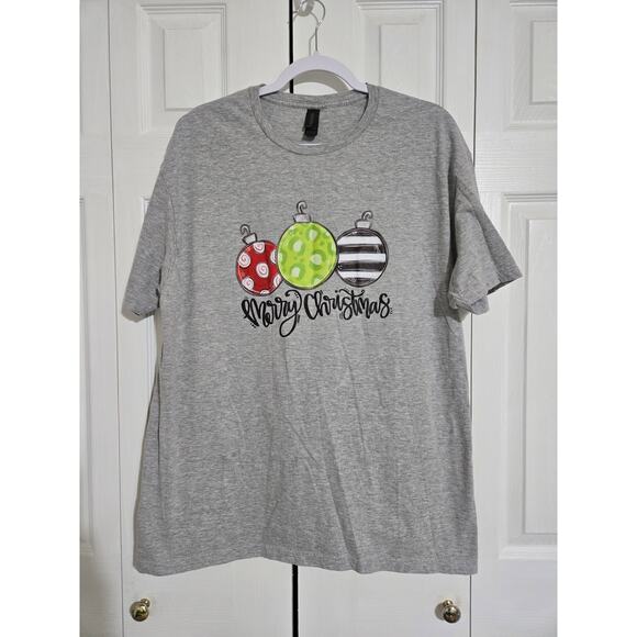 Gildan softsyle xl women's grey Christmas tee - Picture 1 of 7